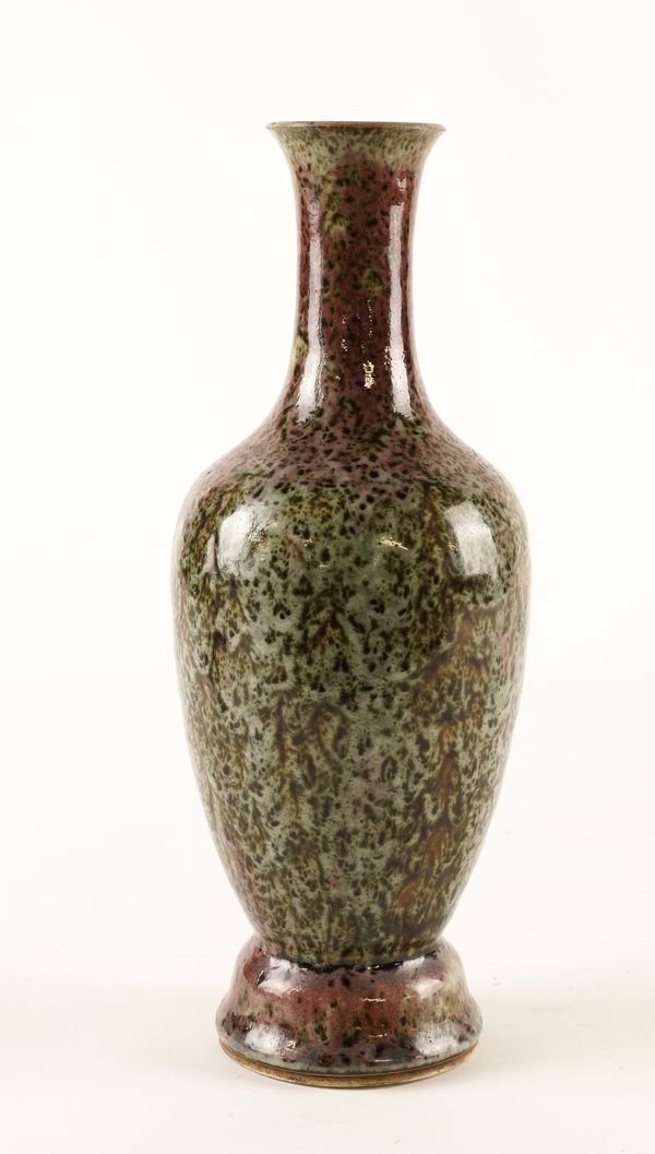 A CHINESE FLAMBE VASE