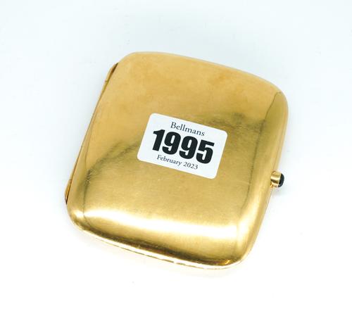 A GOLD CIGARETTE CASE