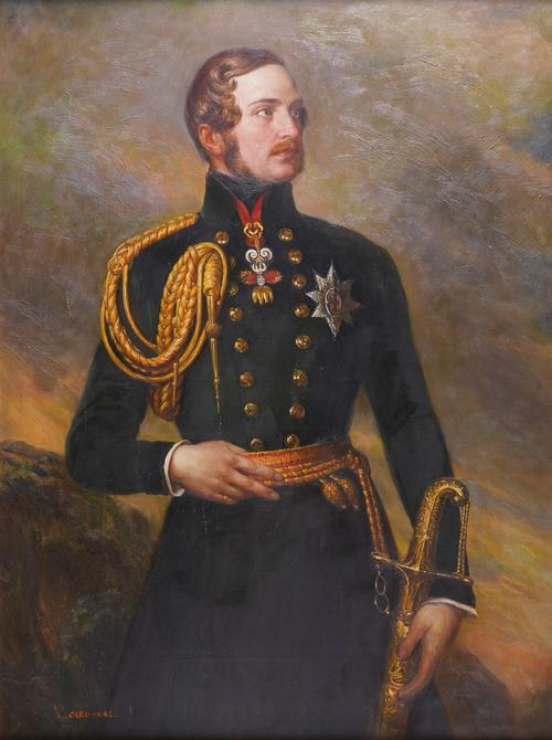 V*** CARDINAL (20TH CENTURY) AFTER FRANZ XAVIER WINTERHALTER