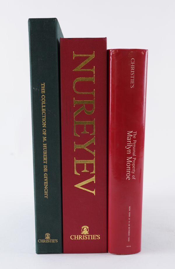 THREE CHRISTIE'S SINGLE OWNER AUCTION CATALOGUES (3)