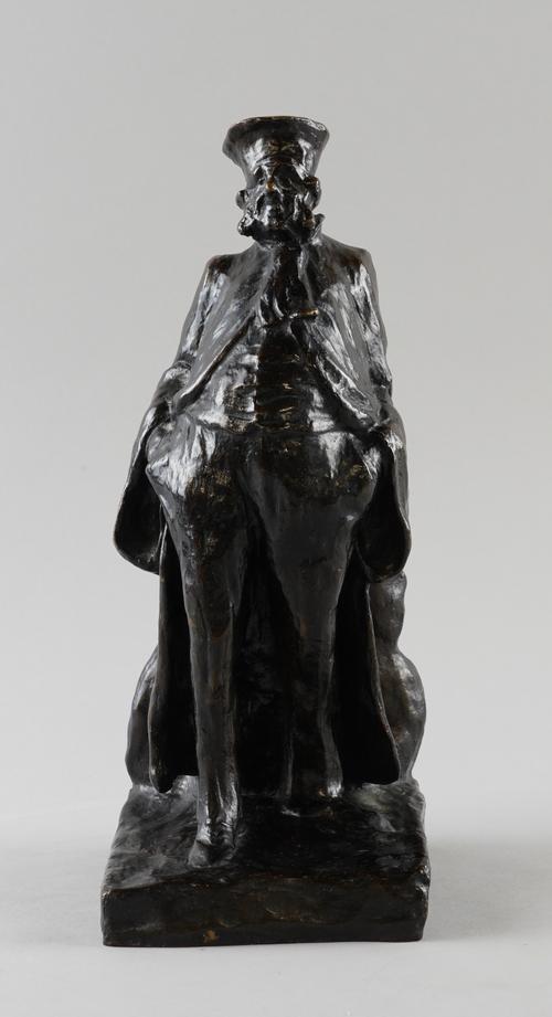 AFTER HONORE DAUMIER (FRANCE, 1808-1879): A BRONZE CARICATURE OF A FRENCH ADVOCATE