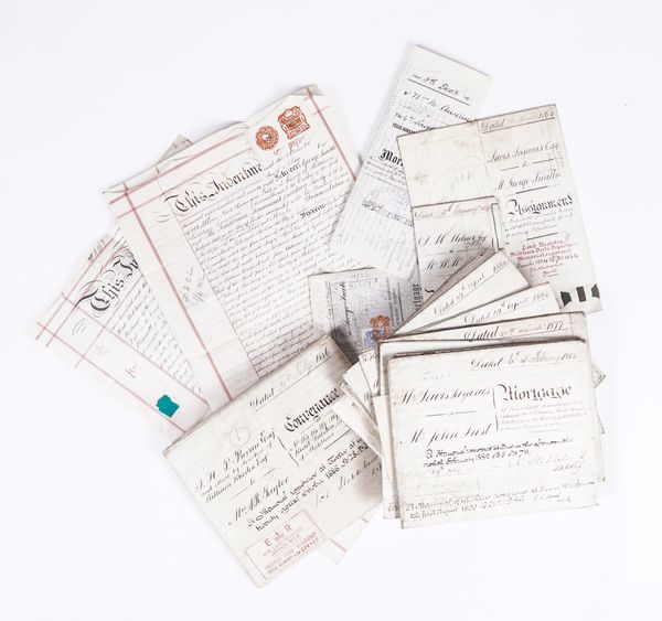 A GROUP OF INDENTURES (QTY)