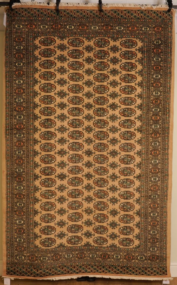 A MODERN PAKISTAN BOKHARA RUG