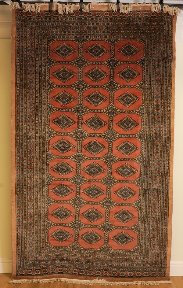 A PAKISTAN RUG OF TURKMEN DESIGN