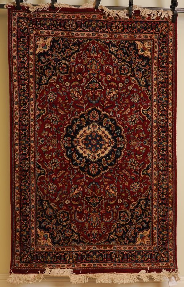 A MODERN KASHAN RUG, PERSIAN