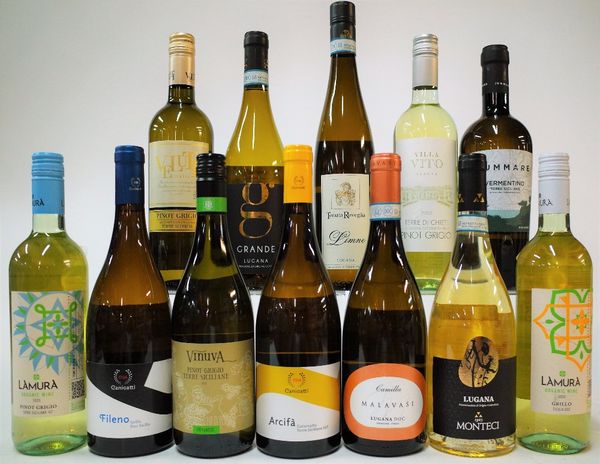 12 BOTTLES ITALIAN WHITE WINE