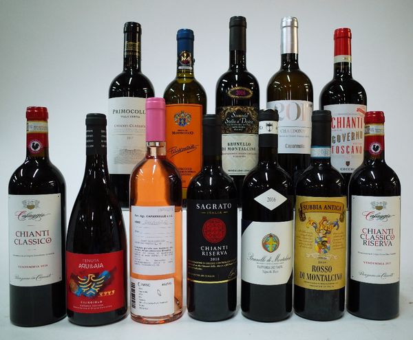 12 BOTTLES ITALIAN WINE - MIXED