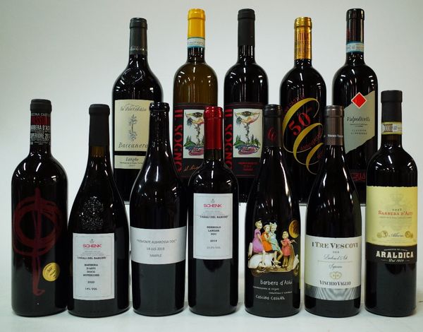 11 BOTTLES ITALIAN RED AND 1 WHITE WINE