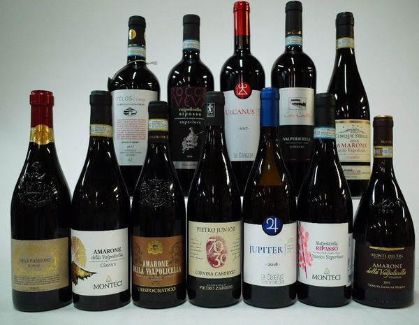 11 BOTTLES ITALIAN RED AND 1 WHITE WINE