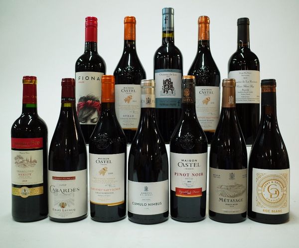 12 BOTTLES FRENCH RED WINE