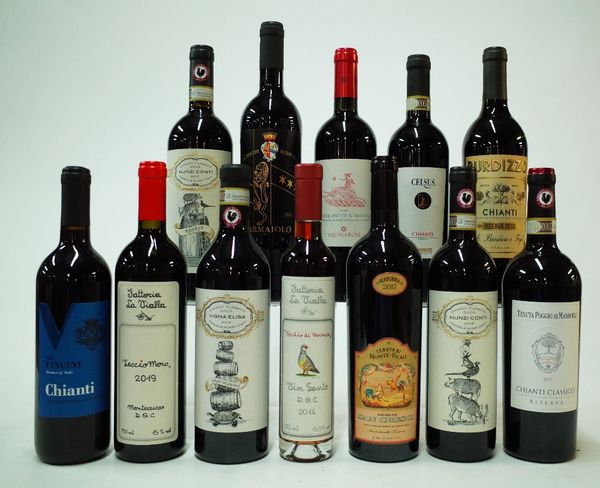 12 BOTTLES ITALIAN RED WINE