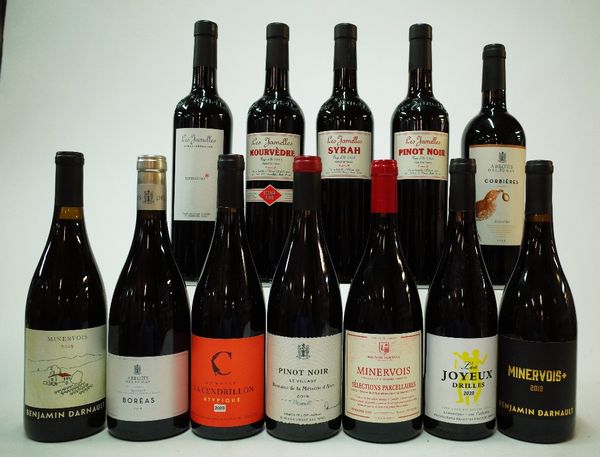 12 BOTTLES FRENCH RED WINE