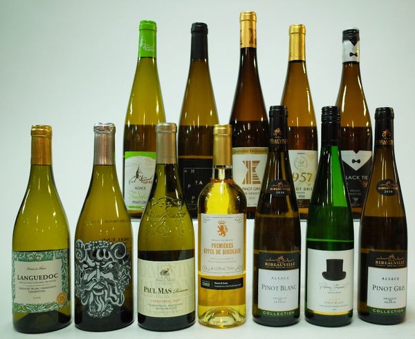 12 BOTTLES FRENCH WHITE WINE