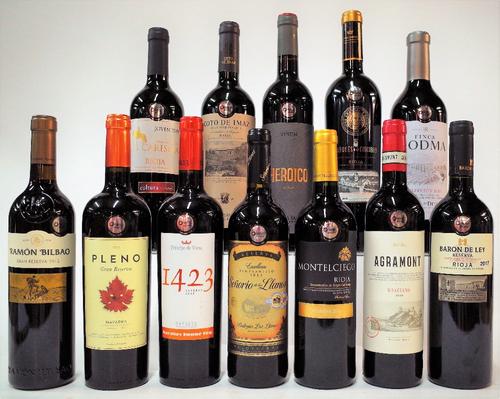 12 BOTTLES SPANISH RED WINE