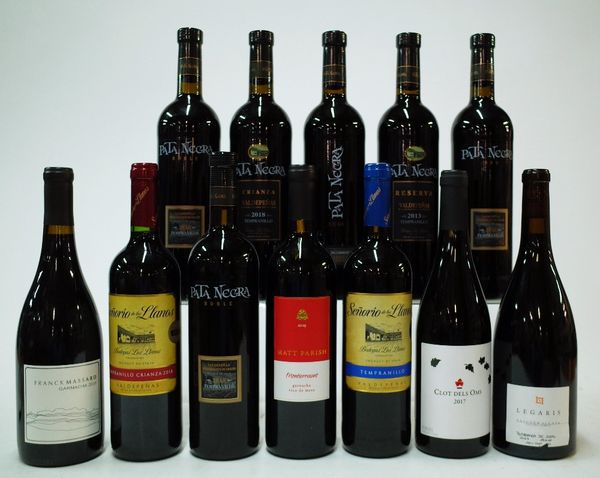 12 BOTTLES SPANISH RED WINE