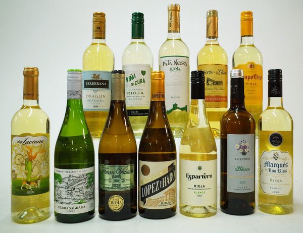 12 BOTTLES SPANISH WHITE WINE