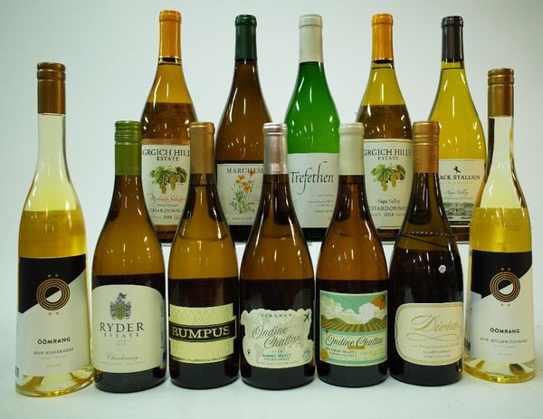 12 BOTTLES AMERICAN WHITE WINE