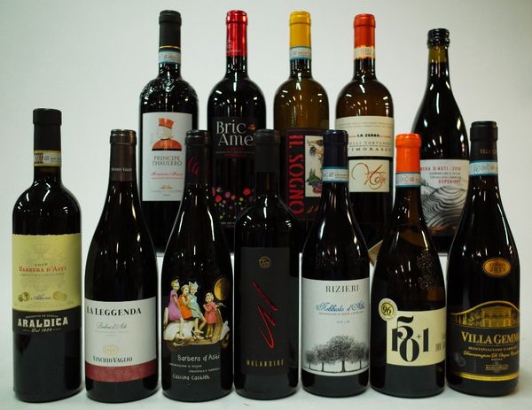 12 BOTTLES ITALIAN RED AND WHITE WINE