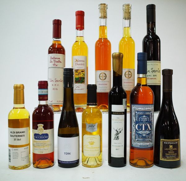 12 BOTTLES DESSERT WINE - MIXED ORIGIN