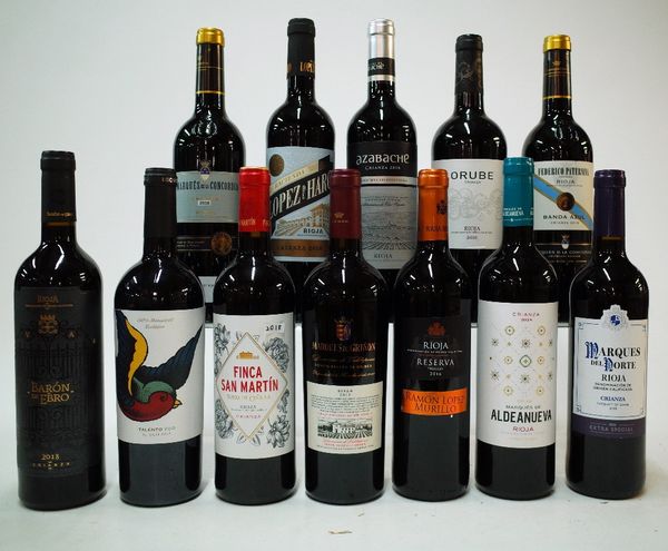 12 BOTTLES SPANISH RED WINE