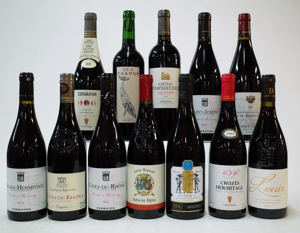 12 BOTTLES FRENCH RED WINE