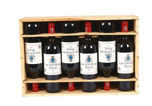A CASE OF 12 75cl BOTTLES OF 2012 CHÂTEAU LACOSTE-BORIE PAUILLAC (12)