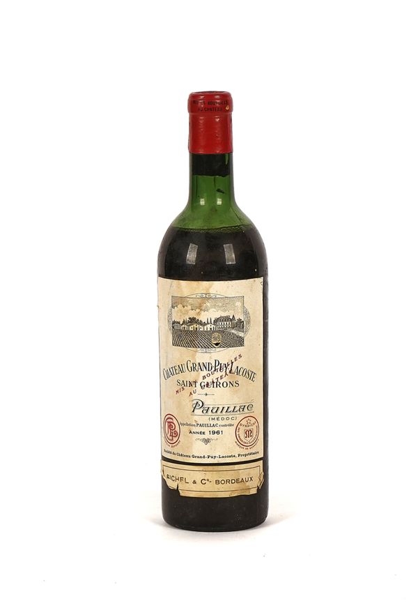 A 75CL BOTTLE OF 1961 CHATEAU GRAND-PUY LACOSTE