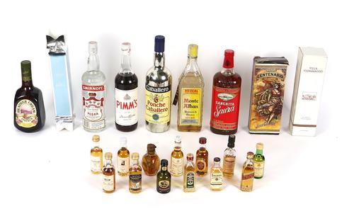 A BOX OF MIXED SPIRITS (22)