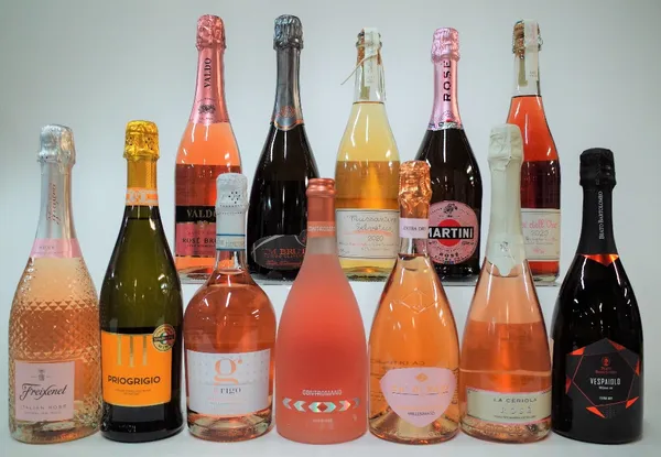 12 BOTTLES ITALIAN SPARKLING ROSÉ WINE