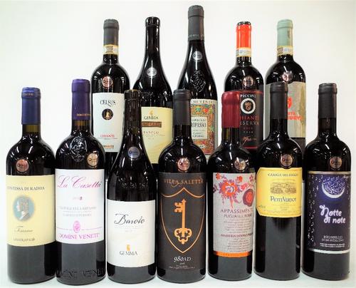 12 BOTTLES ITALIAN RED WINE