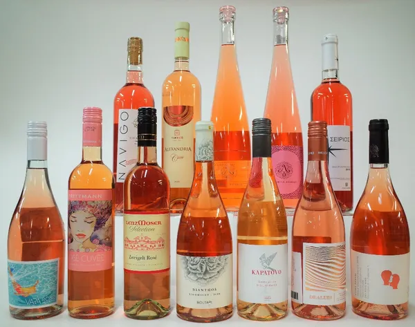 12 BOTTLES ROSÉ WINE (MIXED ORIGIN)