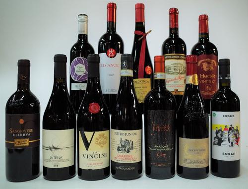 12 BOTTLES ITALIAN RED WINE