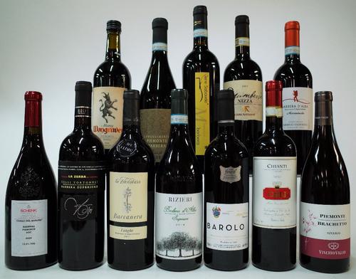 12 BOTTLES ITALIAN RED WINE