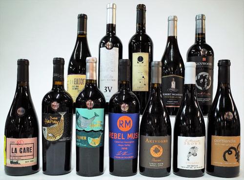 12 BOTTLES AMERICAN AND MEXICAN RED WINE