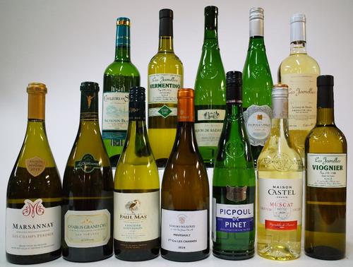 12 BOTTLES FRENCH WHITE WINE