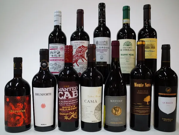 12  BOTTLES ITALIAN AND PORTUGUESE RED WINE