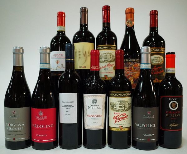 12 BOTTLES ITALIAN RED WINE