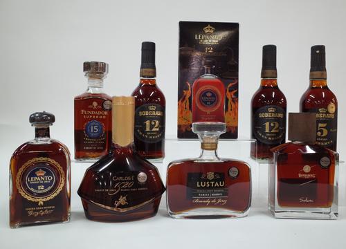 9 BOTTLES BRANDY