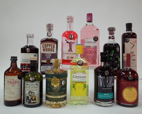 12 BOTTLES FLAVOURED GIN