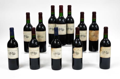 TWELVE BOTTLES OF FANNING LAFONTAINE BORDEAUX (12)