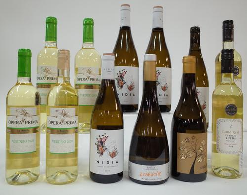 12 BOTTLES SPANISH WHITE WINE