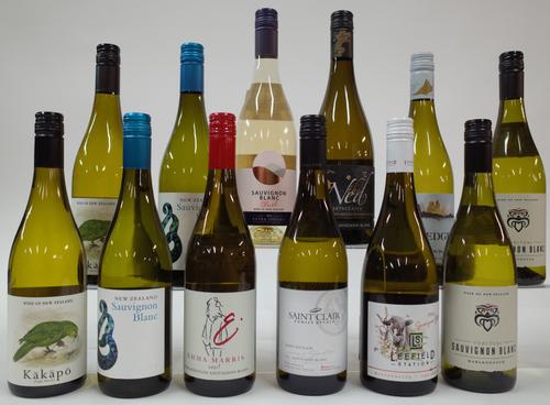 9 BOTTLES NEW ZEALAND SAUVIGNON BLANC, 2 KAKAPO AND 1 CHILEAN