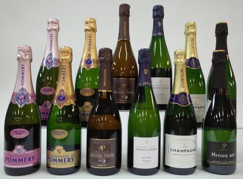 12 BOTTLES CHAMPAGNE