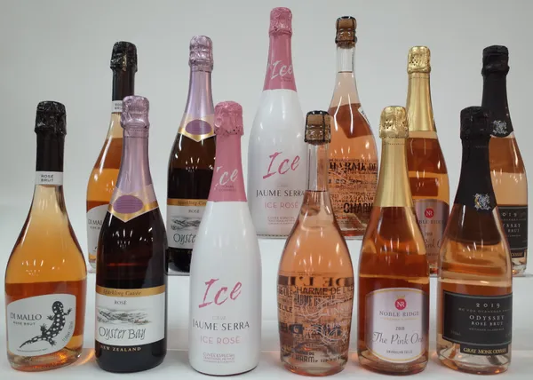 12 BOTTLES SPARKLING ROSÉ WINE