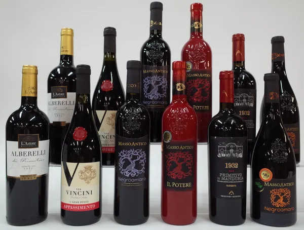 12 BOTTLES ITALIAN RED WINE