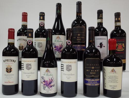 12 BOTTLES ITALIAN RED WINE
