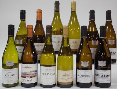 12 BOTTLES FRENCH WHITE WINE