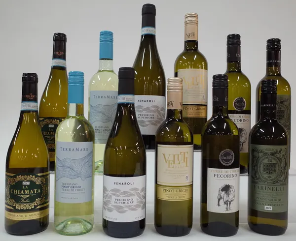 12 BOTTLES ITALIAN WHITE WINE