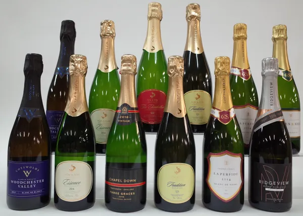 12 BOTTLES ENGLISH SPARKLING WINE