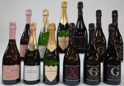 12 BOTTLES ENGLISH SPARKLING WINE